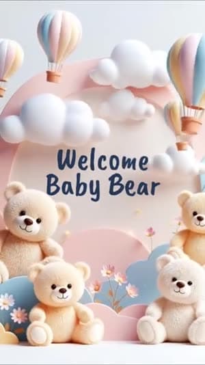 Bear & Clouds video invitation