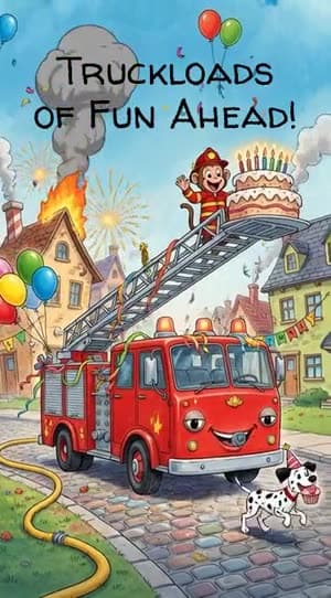 Fire Truck video invitation