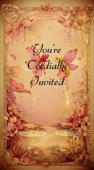 Vintage Fairy Party video invitation